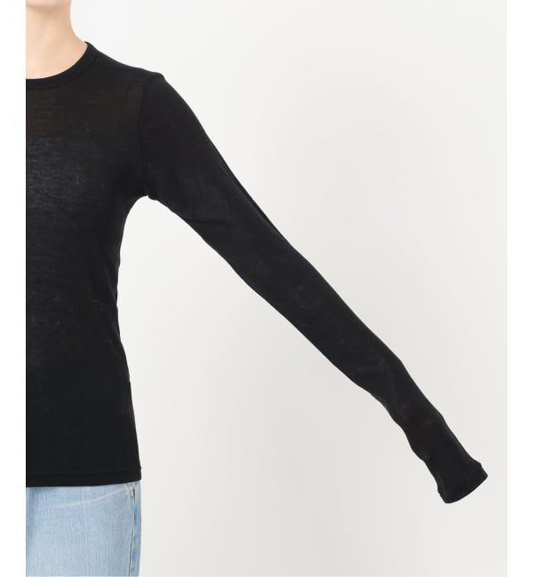 IENA「《追加2》リヨセルカシミヤロングTシャツ」|Tシャツ・カットソー|