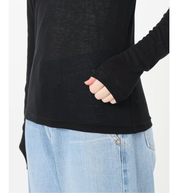 IENA「《追加2》リヨセルカシミヤロングTシャツ」|Tシャツ・カットソー|