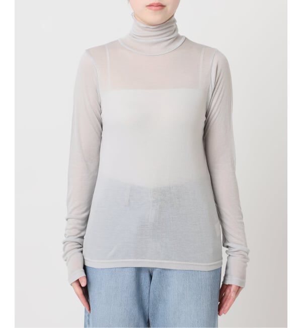 IENA「《追加2》リヨセルカシミヤロングTシャツ」|Tシャツ・カットソー|