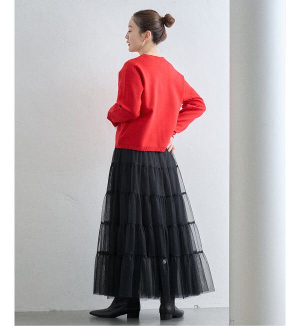 IENA「《追加》スーパーファインスムースクルーカーディガン」|カーディガン|