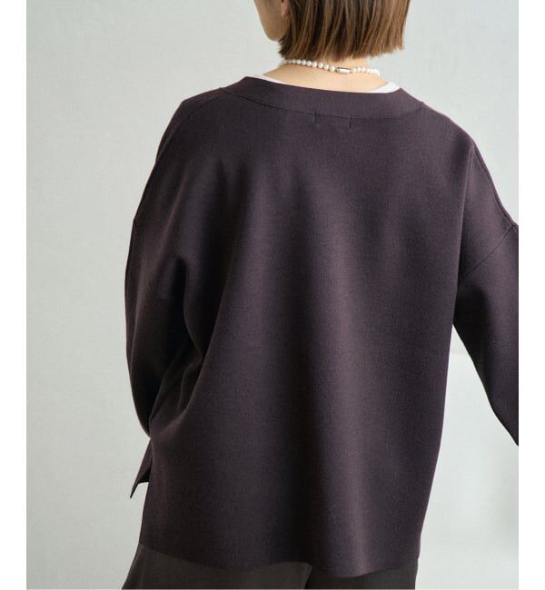 IENA「《追加4》スーパーファインスムース ショートカーディガン」|カーディガン|