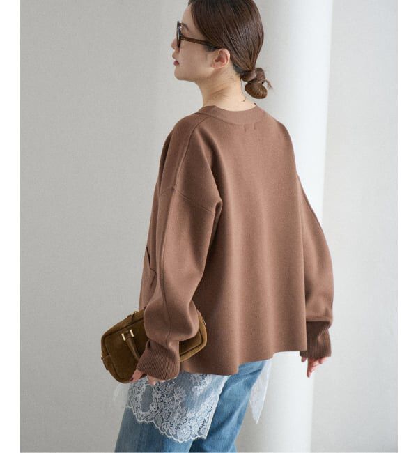 IENA「《追加4》スーパーファインスムース ショートカーディガン」|カーディガン|