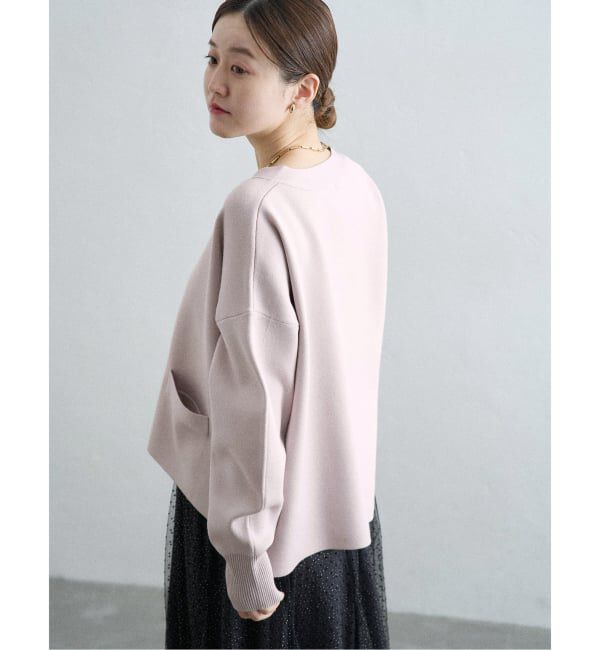 IENA「《追加4》スーパーファインスムース ショートカーディガン」|カーディガン|