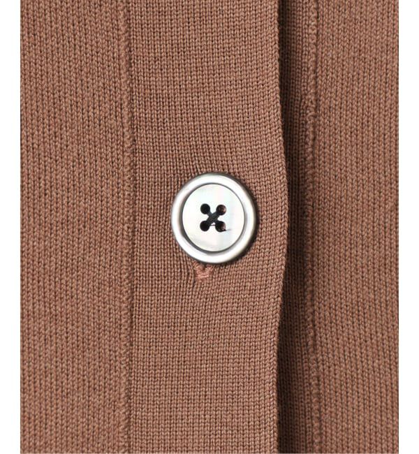 IENA「《追加4》スーパーファインスムース ショートカーディガン」|カーディガン|