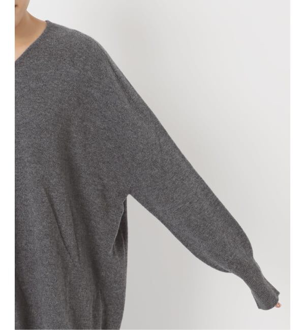 IENA「《追加3》Fineニュージーウール ニュアンス Vプルオーバー」|ニット・セーター|