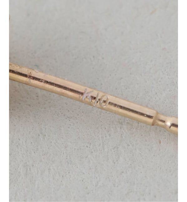 SLOBE IENA「SLOBE アシンメトリーピアス K10」|ピアス|