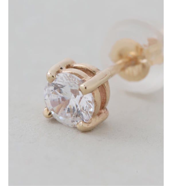 SLOBE IENA「SLOBE アシンメトリーピアス K10」|ピアス|