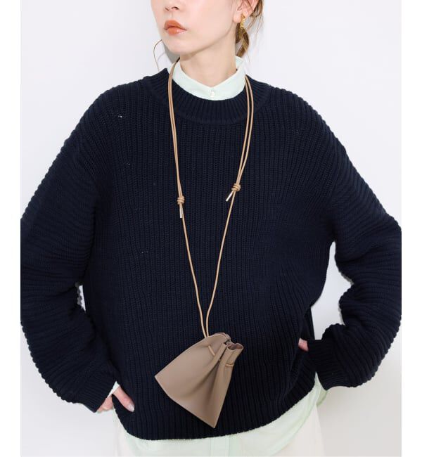 SLOBE IENA「《予約》ITTI/イッチ HERRIE 巾着ポーチ XXS ITTI-BAG-091-RF」|その他|ベージュ