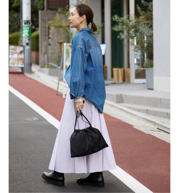 SLOBE IENA「《予約》切り替えボリュームスカート」|スカート|