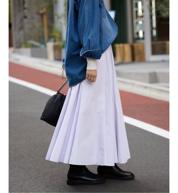 SLOBE IENA「《予約》切り替えボリュームスカート」|スカート|