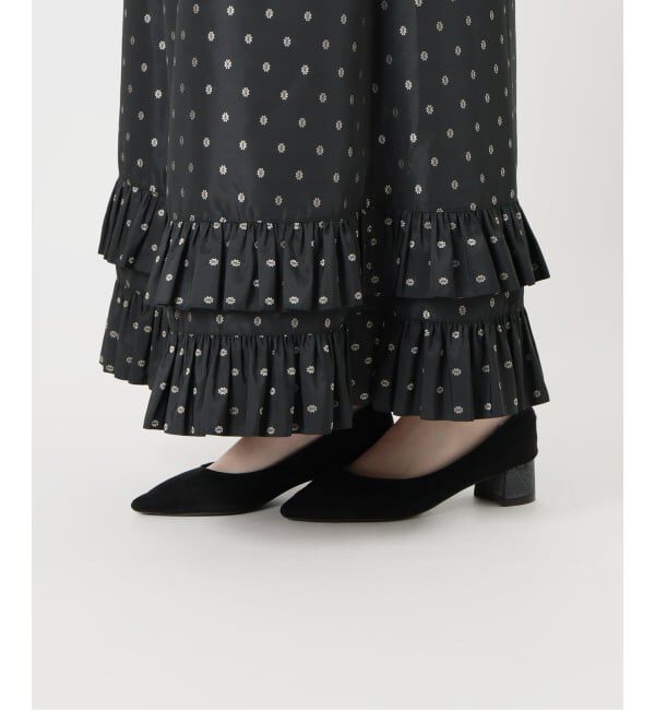 IENA LA BOUCLE「IENA LA BOUCLE JQタフタフリルスカート」|スカート|