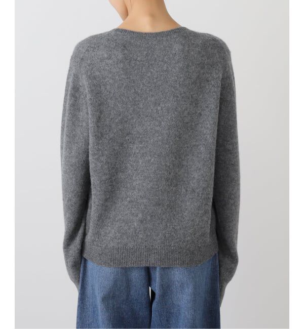 IENA「ブローチ付きベビーアルパカニット」|ニット・セーター|