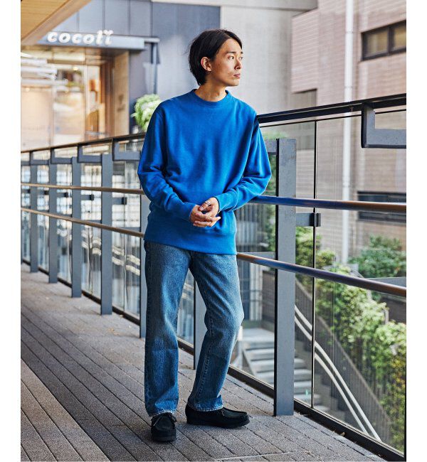 EDIFICE「【LOOPWHEELER for LOWERCASE】ライトツリウラケ ルーズフィットスウェット」|スウェット・ジャージ|