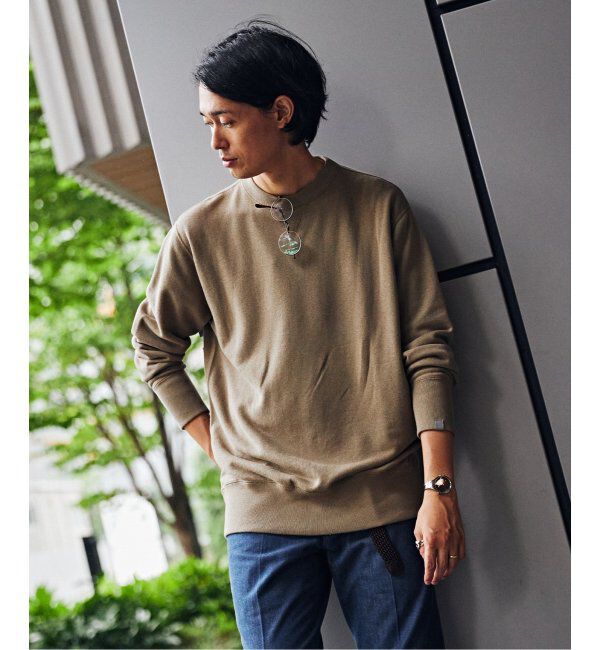 EDIFICE「【LOOPWHEELER for LOWERCASE】ライトツリウラケ ルーズフィットスウェット」|スウェット・ジャージ|