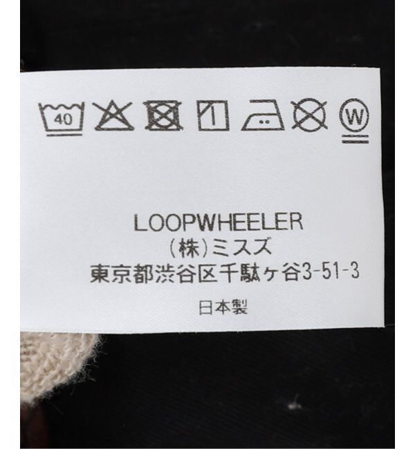 EDIFICE「【LOOPWHEELER for LOWERCASE】ライトツリウラケ ルーズフィットスウェット」|スウェット・ジャージ|