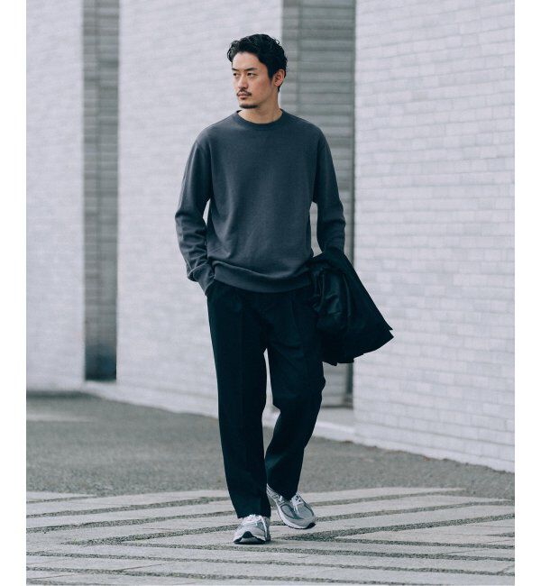 EDIFICE「【LOOPWHEELER for LOWERCASE】ライトツリウラケ ルーズフィットスウェット」|スウェット・ジャージ|