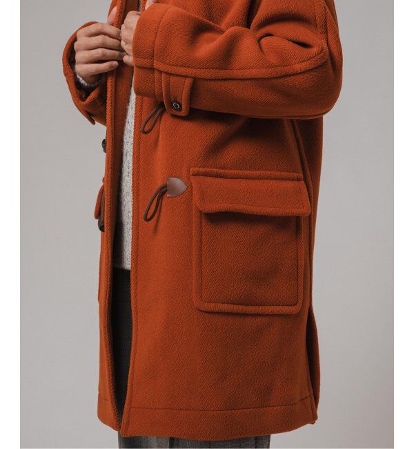 EDIFICE「INVERTERE(インバーティア) 別注 デタッチャブルヘリンボンダッフル」|ダッフルコート|