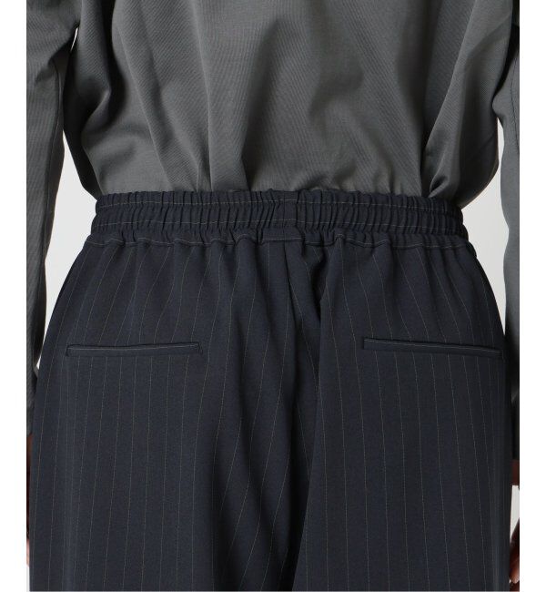EDIFICE「ワルツ ストライプ バルーンフィットパンツ」|スラックス|