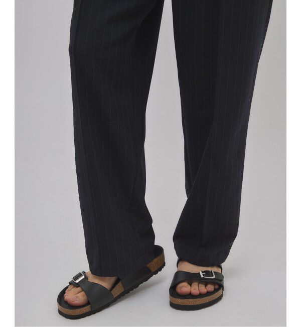 EDIFICE「ワルツ ストライプ バルーンフィットパンツ」|スラックス|