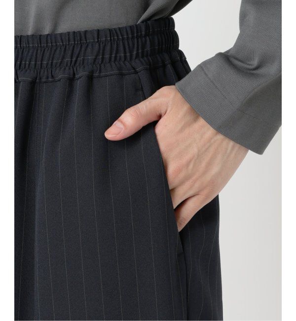 EDIFICE「ワルツ ストライプ バルーンフィットパンツ」|スラックス|