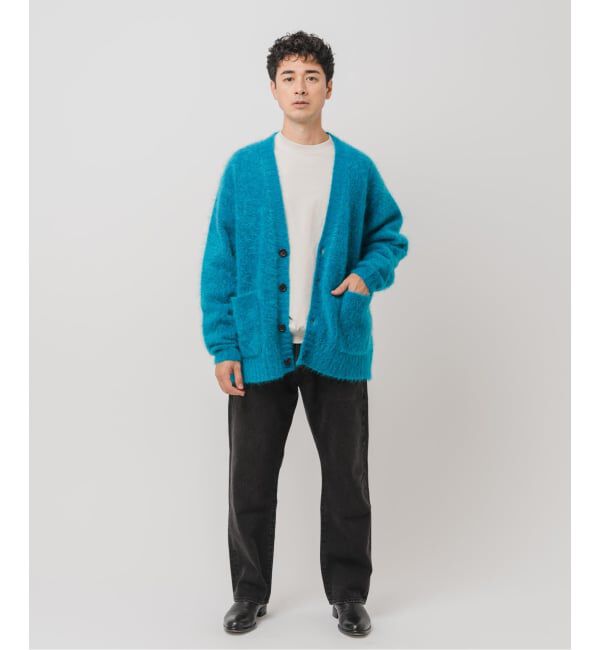 EDIFICE「E. 3GG ウール/モヘア カーディガン」|カーディガン|