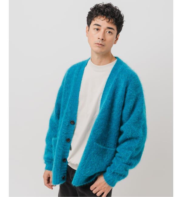 EDIFICE「E. 3GG ウール/モヘア カーディガン」|カーディガン|