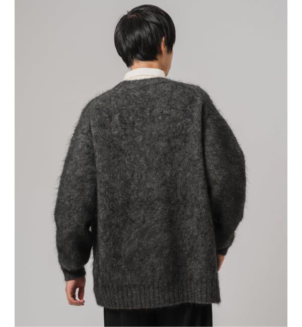 EDIFICE「E. 3GG ウール/モヘア カーディガン」|カーディガン|