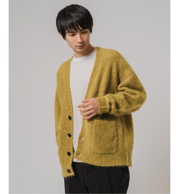 EDIFICE「E. 3GG ウール/モヘア カーディガン」|カーディガン|
