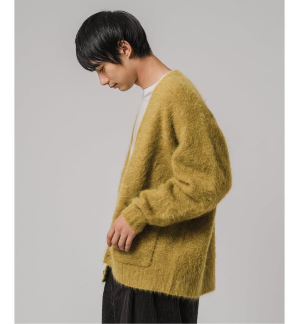 EDIFICE「E. 3GG ウール/モヘア カーディガン」|カーディガン|