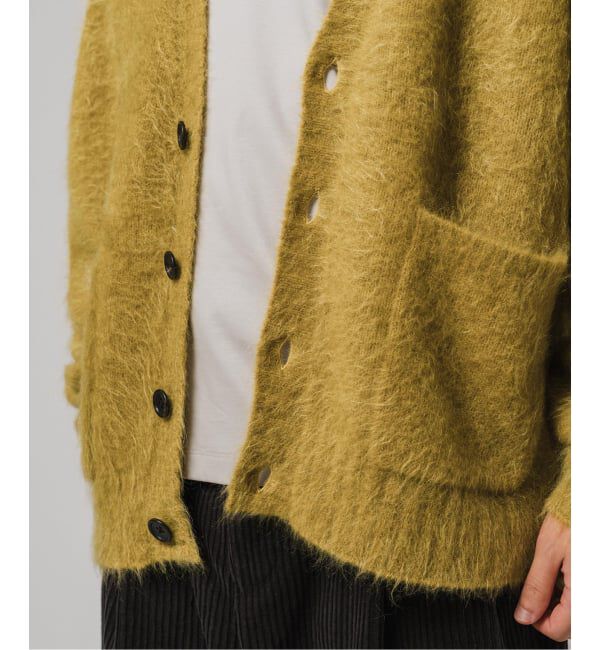 EDIFICE「E. 3GG ウール/モヘア カーディガン」|カーディガン|