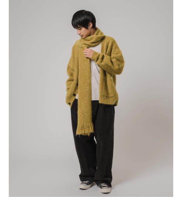 EDIFICE「E. 3GG ウール/モヘア カーディガン」|カーディガン|