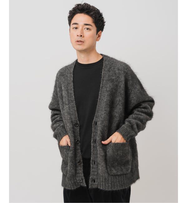 EDIFICE「E. 3GG ウール/モヘア カーディガン」|カーディガン|