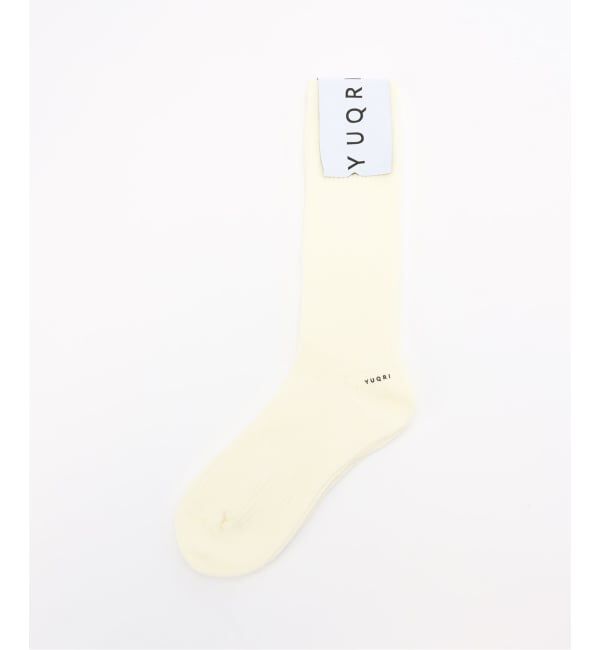 417 EDIFICE「YUQRI Crispy warm」|ソックス|ホワイト