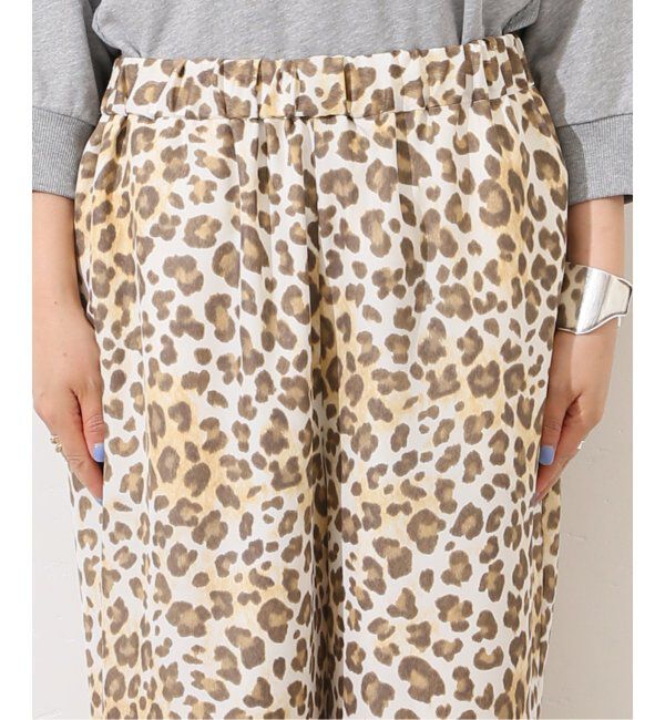 journal standard luxe「バックサテンレオパ イージーパンツ」|その他|