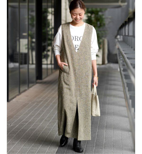 JOURNAL STANDARD relume「ウォッシャブルボックスタックジャンパースカート」|ワンピース|