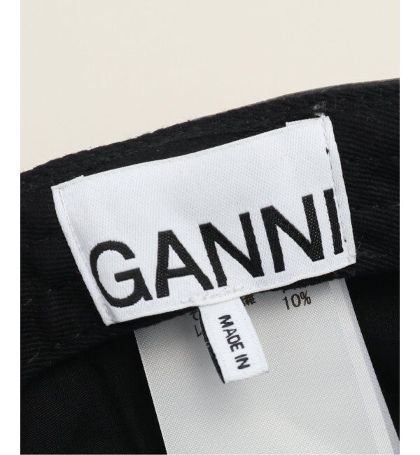 Oriens JOURNAL STANDARD「【GANNI / ガニー】 Cap Signature Naplack A6283」|キャップ・キャスケット|