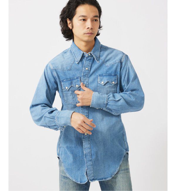 JOURNAL STANDARD relume「LEVI'S(R) VINTAGE CLOTHING/リーバイス SHORTHORN SAWTOOTH INDIGO COSMOS」|シャツ・ブラウス|