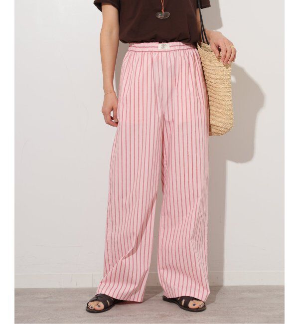 JOURNAL STANDARD relume「GOODIES CLUB ストライプパンツ」|その他|ピンク