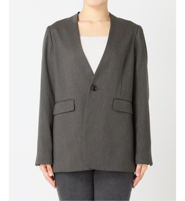 JOURNAL STANDARD relume「《追加》LINYツイルノーカラージャケット」|ノーカラージャケット|