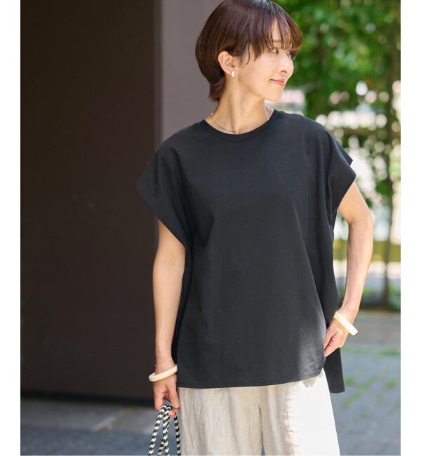 JOURNAL STANDARD relume「オーガニックコットン汗ジミタックプルオーバー」|Tシャツ・カットソー|ブラック