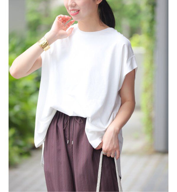 JOURNAL STANDARD relume「オーガニックコットン汗ジミタックプルオーバー」|Tシャツ・カットソー|ホワイト