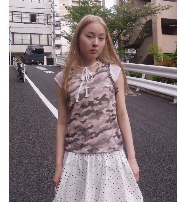 Oriens JOURNAL STANDARD「ホットフィットフリル タンクトップ」|タンクトップ|グレー