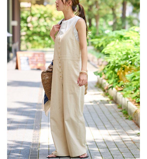 JOURNAL STANDARD relume「《追加/2枚セット》手洗い可/タンクトップ付きキャミサロペット」|オールインワン|