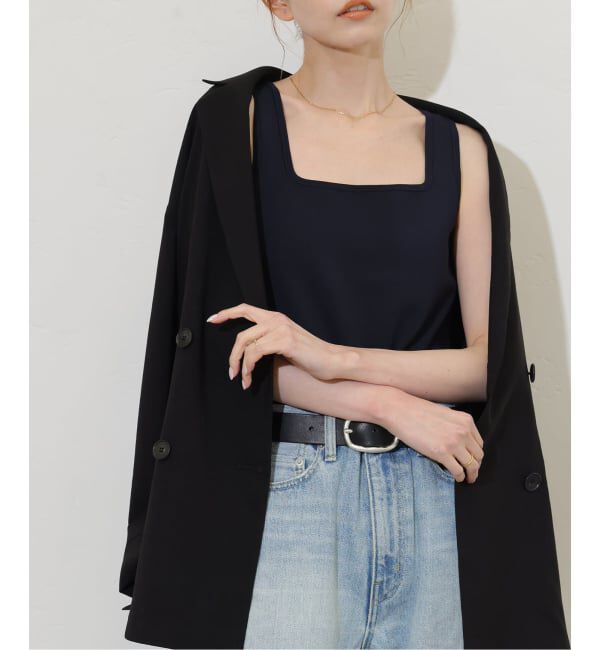 JOURNAL STANDARD「《追加3》スクエアネックニットタンク」|タンクトップ|