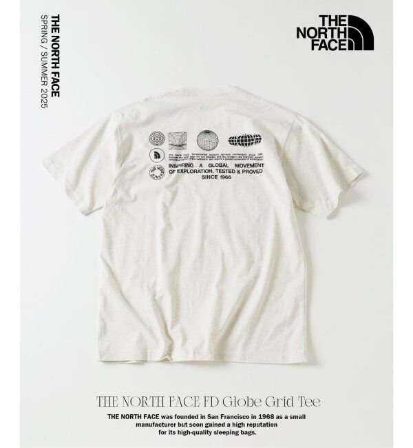 JOURNAL STANDARD relume「THE NORTH FACE / ザ ノースフェイス フラッシュドライ グローブ グリッド T」|Tシャツ・カットソー|ホワイト A