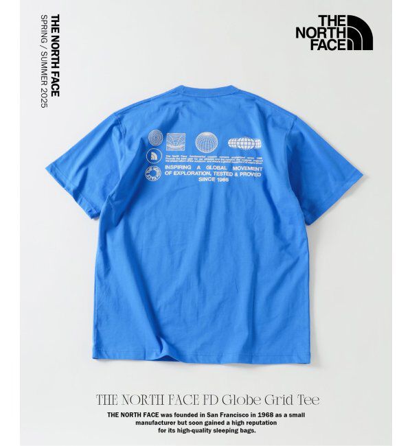 JOURNAL STANDARD relume「THE NORTH FACE / ザ ノースフェイス フラッシュドライ グローブ グリッド T」|Tシャツ・カットソー|ブルー