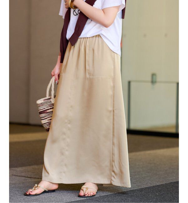 JOURNAL STANDARD relume「ヴィンテージサテンベイカースカート」|スカート|