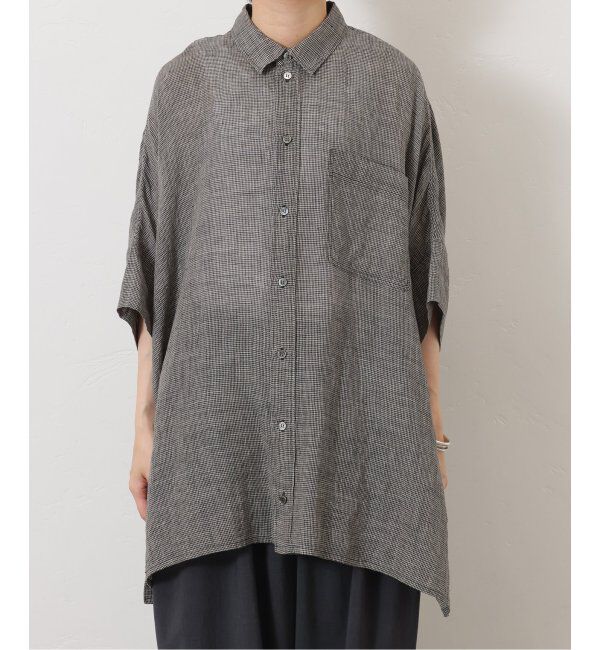 journal standard luxe「60リネンガーゼ ワイドシャツ」|シャツ・ブラウス|