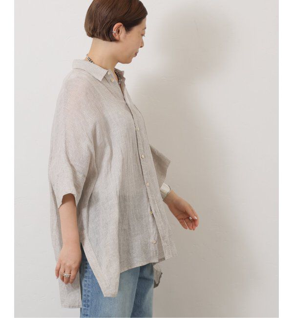 journal standard luxe「60リネンガーゼ ワイドシャツ」|シャツ・ブラウス|
