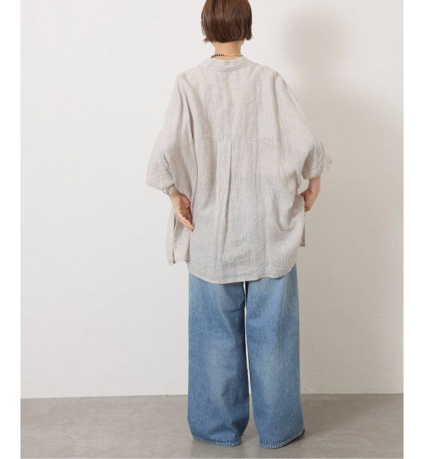 journal standard luxe「60リネンガーゼ ワイドシャツ」|シャツ・ブラウス|